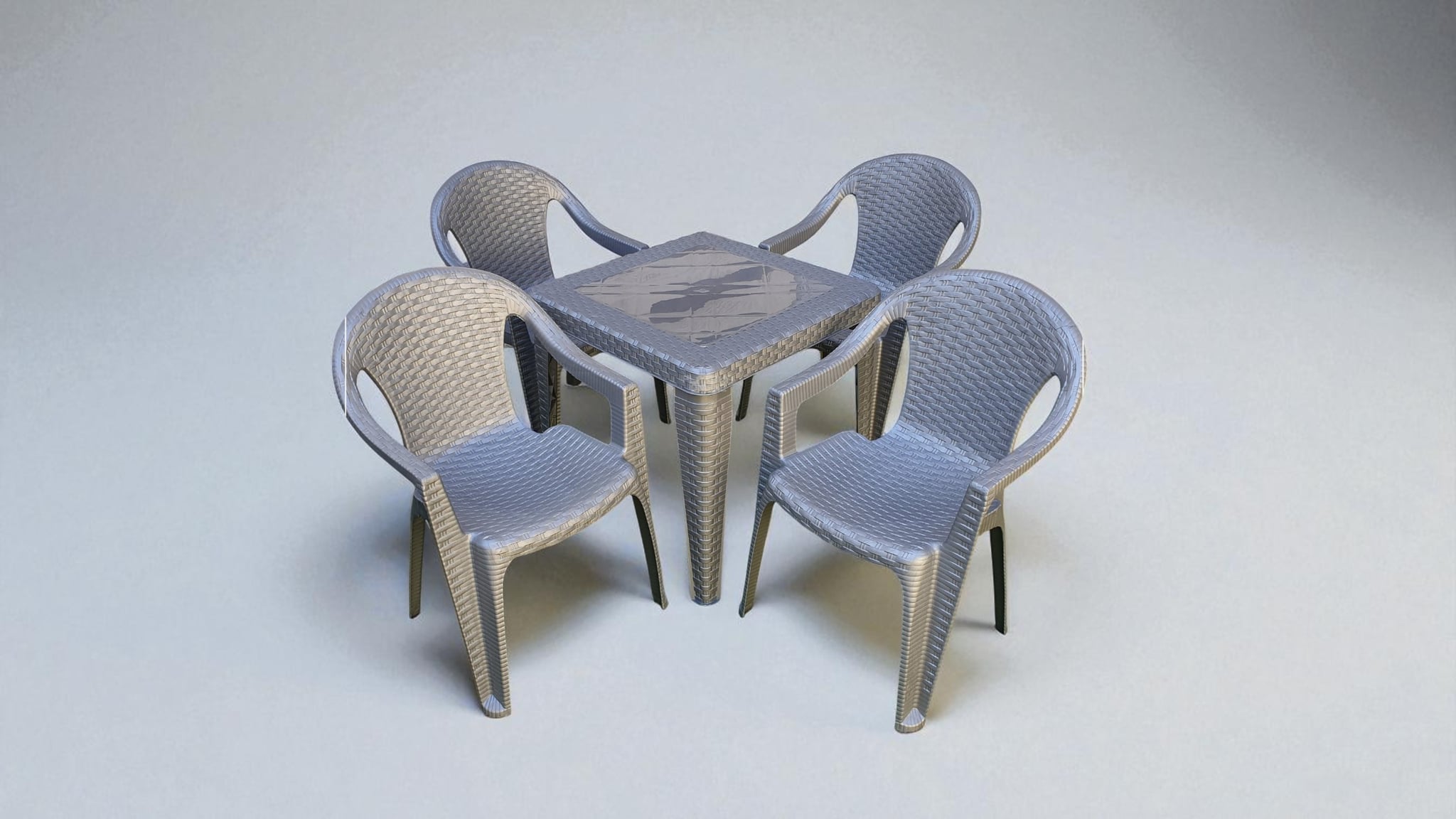 Dečiji set RATAN – sivi - Image 1