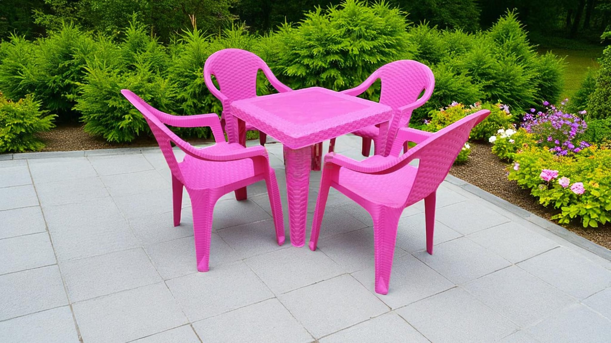 Dečiji set RATAN - roze - Image 2