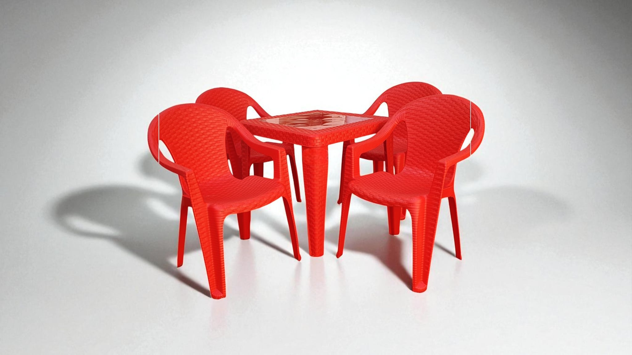 Dečiji set RATAN – crveni - Image 1