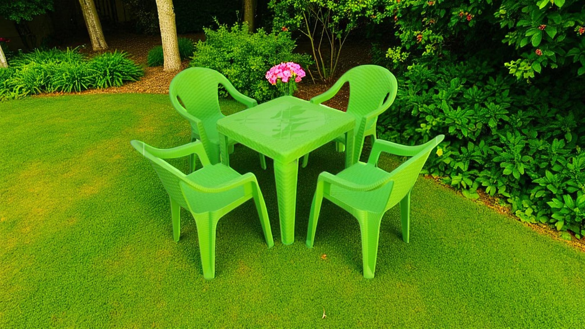 Dečiji set RATAN – zeleni - Image 2