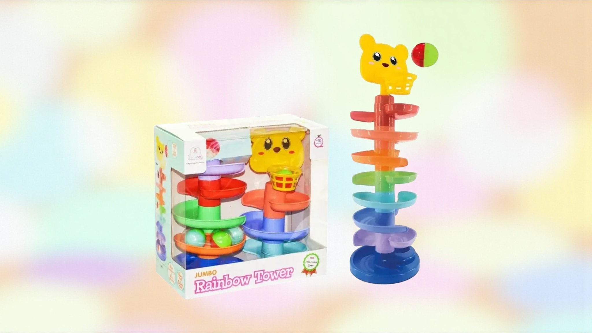 Dečija edukativna igračka - Jumbo Rainbow Tower