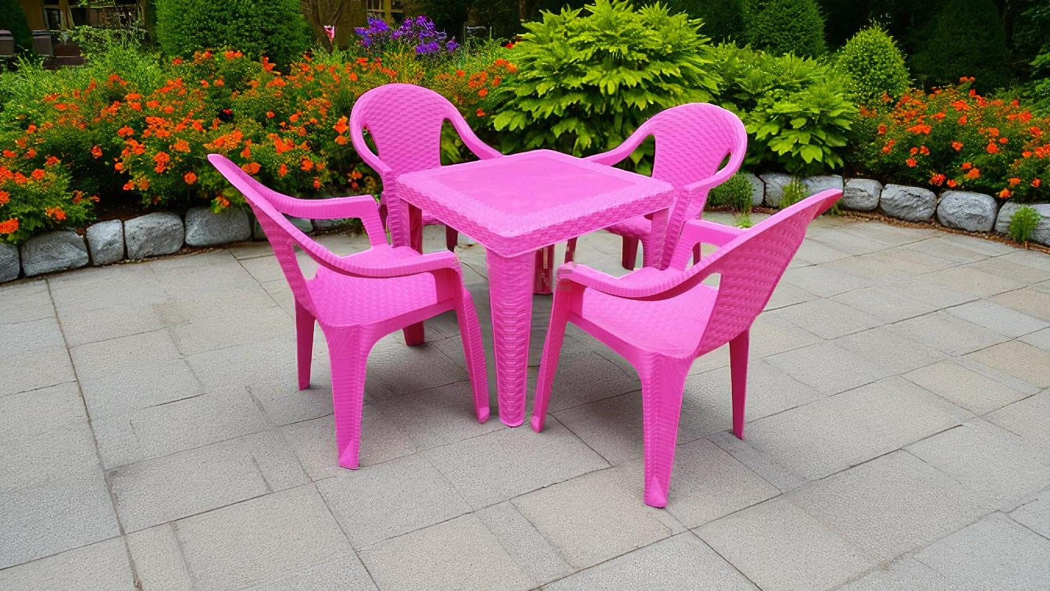 Dečiji set RATAN - roze
